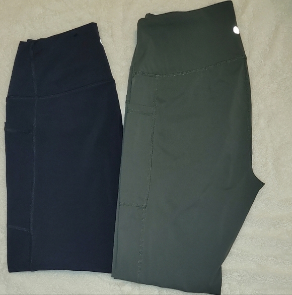 Pants - Green and Blue Athletic Leggings Bundle